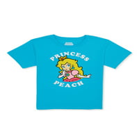 Nintendo lányok hercegnő őszibarack grafikus póló