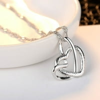 Nyakláncok Női Szív medál szív alakú nyaklánc medál ezüst nyaklánc Női
