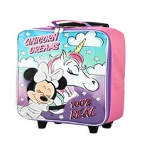 Disney Minnie Mouse & Unicorn 14 Softside Kids carpon Pilot Case