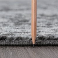 Átmeneti terület szőnyeg damaszt szürke, krém beltéri téglalap könnyen tisztítható
