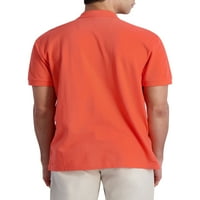 Chaps férfiak klasszikus illeszkedése rövid ujjú pamut mindennapi szilárd pique póló