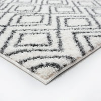 United Weavers égi Sarath modern geometriai akcentus szőnyeg, fehér, 1'11 3 '