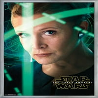 Csillagok Háborúja: Az Ébredő Erő - Leia Portré Fali Poszter, 22.375 34