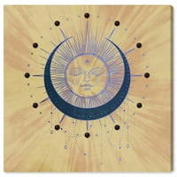 Solar Luna Navy festmény művészeti nyomatok