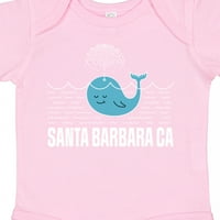Inktastic Santa Barbara kaliforniai tengerparti nyaralás ajándék kisfiú vagy kislány Body