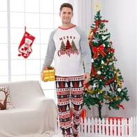 Baba család megfelelő karácsonyi pizsama készletek fa hópehely nyomtatott Pjs Xmas nyaralás családi hálóruha ruhák