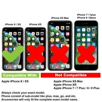 Tiszta TPU telefon tok az Apple iPhone XS,X, Baseball 5, Temper üveg tartalmazza, Combo