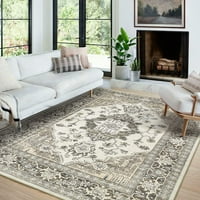 Terület szőnyeg nappali szőnyegek nagy Gépben mosható Boho szőnyeg Vintage medál virágos beltéri Csúszásmentes szőnyegek