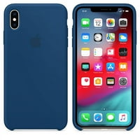 Apple szilikon tok iPhone XS MA - Blue Horizon
