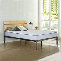 Naplemente a Continental Sleep 8 ”memóriahab matrac, certipur-USA tanúsítvánnyal, ágy egy dobozban, iker