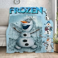 Frozen Anna Fleece takaró ágy Extra-takaró-szuper hangulatos Fuzzy meleg Puha takaró kanapé gyapjú takaró-dobja takaró