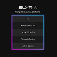Skullcandy SLYR Vezetékes Over-Ear Gaming Mic játék Playstation Mobile PC gyerekek vagy felnőtt-fekete