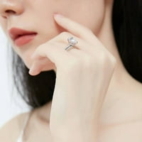 gyűrűk tini lányok számára, a divat nők mesterséges Gemston gyűrű készlet esküvői Eljegyzés Ékszerek Ajándék