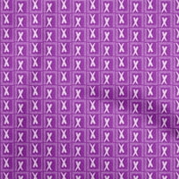 oneOone Műselyem lila Szövet absztrakt textúra kézműves projektek dekor szövet Nyomtatott az udvaron széles
