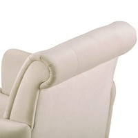 Modern Accent Arm Club szék bársony, Aukfa Elegáns gomb, tufed klubszék, fa lábakkal, magas hátsó pihenés, párnázott