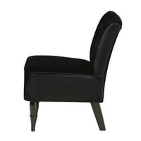 Baxton Studio Slipper szék, fekete, felnőtt