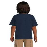 Gyerekek a Garanimals fiúkból, a fiúk szilárd Henley póló rövid ujjú, 4-10 méretű