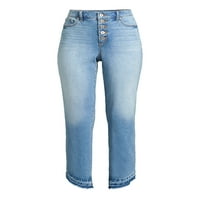 Sofia farmer női Leslie High Rise Slim Straight Jeans