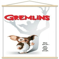 Gremlins-egy lapos fali poszter fa mágneses kerettel, 22.375 34