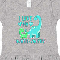 Inktastic szeretem a néni-saurus aranyos Brontosaurus családi ajándék kisgyermek lány ruha