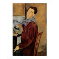 Posterazzi BALXIR21443NAGY Önarckép Poszter Nyomtatás Amedeo Modigliani-in. - Nagy