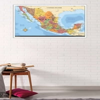 Térkép-Mexikói Fal Poszter, 22.375 34