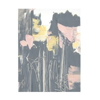 Ethan Harper 'rózsaszín és sárga virágok i' vászon művészet