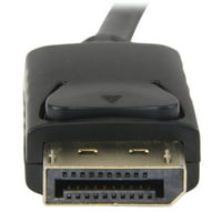 StarTech.com DP2HDMM2MB DisplayPort-HDMI átalakító kábel-6. ft-DP-HDMI adapter beépített kábellel-Ultra HD 4K