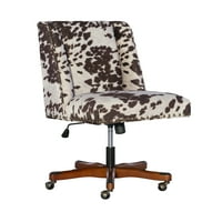 Linon Draper Executive szék forgatható & állítható magasságú, lb. Kapacitás, Barna