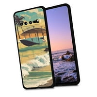Endless-summer-surf-telefon tok, Degined Samsung Galaxy S Case férfi nők, rugalmas szilikon ütésálló tok Samsung Galaxy