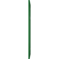 Ekena Millwork 18 W 50 H True Fit PVC San Juan Capistrano misszió stílusú rögzített redőnyök, Viridian Green