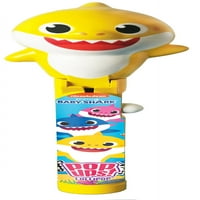 Baba cápa beszél Pop Up jön egy JUMBO nyalóka, nyomja meg a gombot, nyissa meg a karakter fejét, és hallgatni mindenki