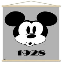 Disney Mickey Mouse-Arc fali poszter fa mágneses kerettel, 22.375 34