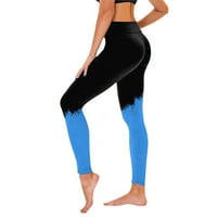 oieyuz magas derékú jóga nadrág női stílusos színkontraszt Leggings Sportos tornaterem nadrág