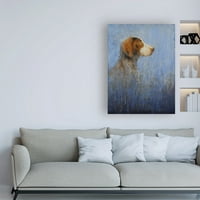 Védjegy Szépművészet „nagyon jó kutya” vászonművészet, Matt Flin