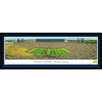 Michigan Egyetem Wolverine Football - Blakeway Panoramas NCAA College nyomtatás kiválasztott kerettel és egyszőnyeggel
