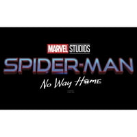 Boy ' s Marvel Spider-Man: No Way Home logó fekete grafikus póló fekete Nagy