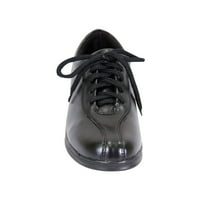 Órás kényelem valerie széles szélességű klasszikus oxford csipkés cipő fekete 7