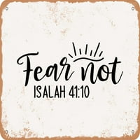 Fém jel-a félelem nem Allah-Vintage rozsdás megjelenés