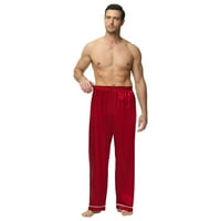 Férfi pizsama nadrág zsebekkel-Plusz méretű Lounge nadrág férfiaknak, alvó nadrág S-XXXL