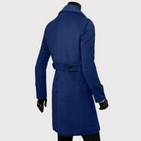 LEEy-world farmer dzseki férfiaknak férfi Hosszú ujjú Sherpa bélelt ing dzseki flanel kockás kabátok Kék,3XL