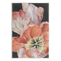 Stupell Industries rózsaszín hibiszkusz szirmok virágzik a botanikus és virágfestés, keret nélküli művészeti nyomtatási