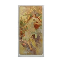 Védjegy képzőművészet 'az évszakok: Ősz, 1896' vászon művészet Alphonse Marie Mucha
