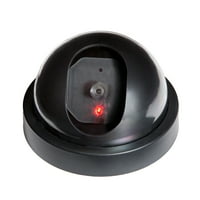 Hamis mozgásérzékelő biztonsági kupola kamera villogó piros LED-es lámpával, kültéri dummy vezeték nélküli kamera otthonok