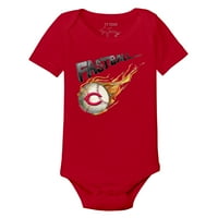 Csecsemő Apró Fehérrépa Piros Cincinnati Reds Fastball Body