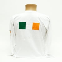 Ír fehér hosszú ujjú póló - Donegal -öböl - Unise - M
