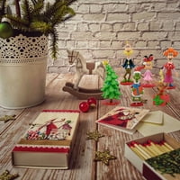 Dr. Seuss ' A Grinch, Aki Ellopta A Karácsonyt, Dobozos Figurakészlet, Vinil, Asztallap Dekoráció, Többszínű