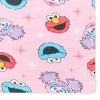Sesame Street baby pamut pizsama szett, 4 darab