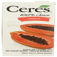 Ceres Gyümölcslevek Juice Papaya, 33. Fl Oz