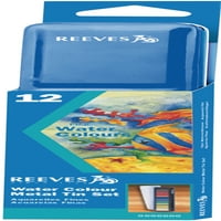 Reeves Víz Színes Festék 12 Pkg-Kék Fém Ón-Vegyes Színek